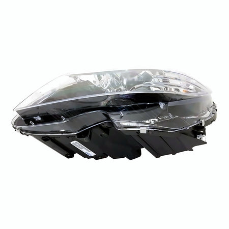 2008-2009 Mercedes C230 Head Lamp Driver Side Halogen Black Housing - lower view, Part MB2502185