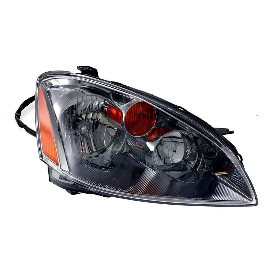 2002-2004 Nissan Altima Head Lamp Passenger Side HID - side angle, Part NI2503143