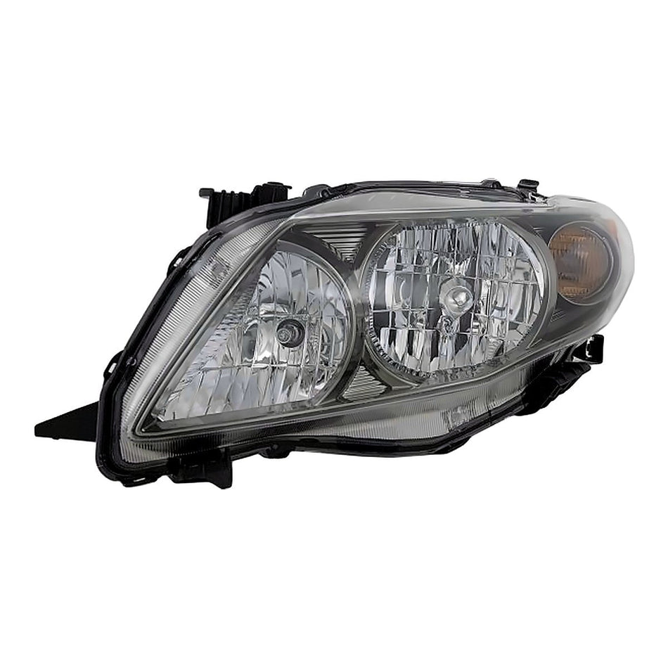 2009-2010 Toyota Corolla Sedan Head Lamp, driver side, left-side view, TO2502183C