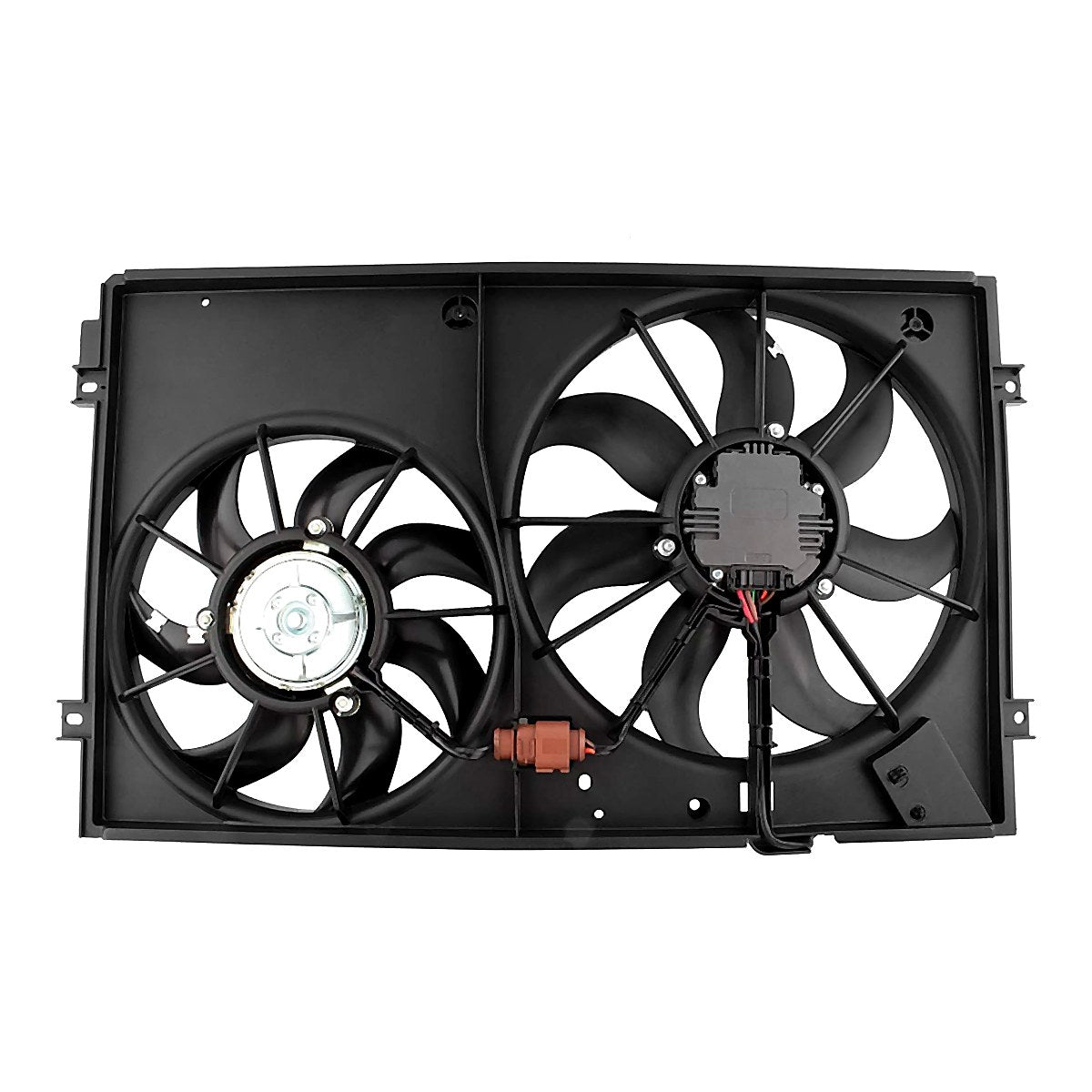 2006-2009 Volkswagen Rabbit Cooling Fan, left-side view, VW3120100