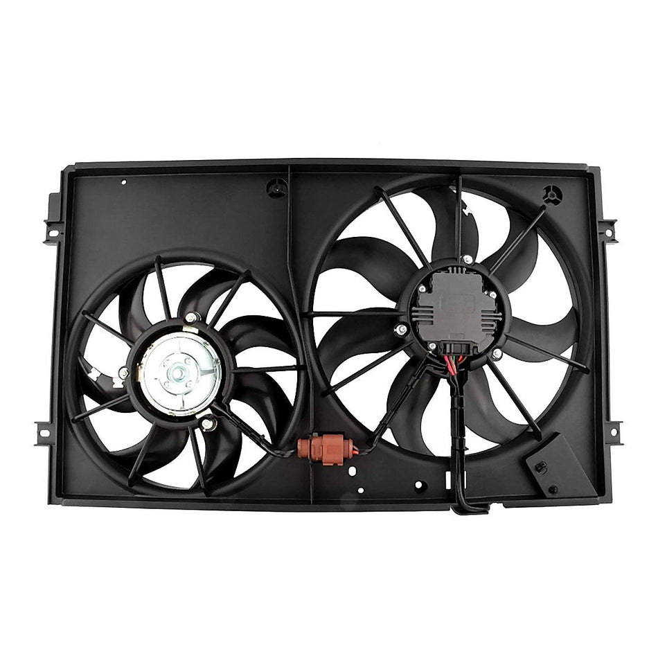 2006-2009 Volkswagen Rabbit Cooling Fan, left-side view, VW3120100